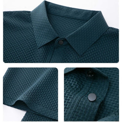 AARON - Luxury Textured Men's Polo-Shirt