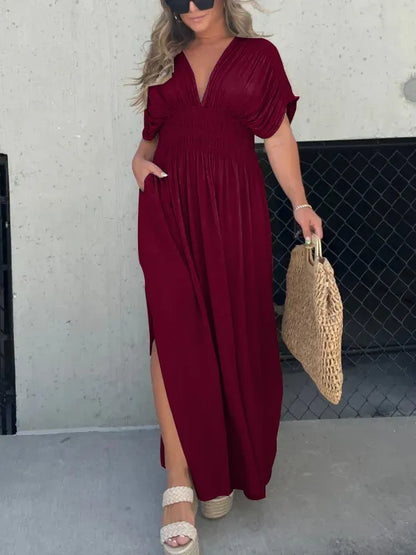 Cambria™ | V-Neck Maxi Dress