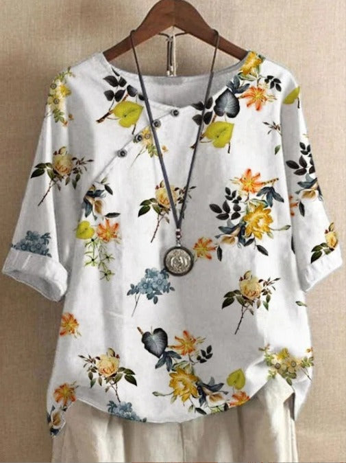 Martha | Vintage Floral Shirt