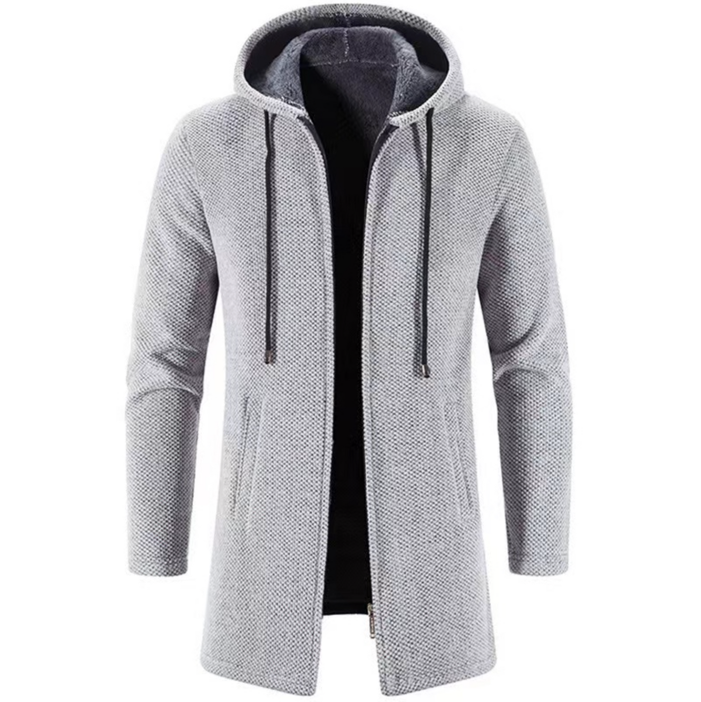 Cody™ Men's Mid-Length Hooded Wool Coat