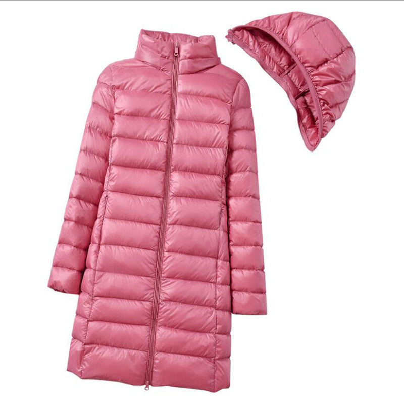 CLAIRE - Long Ultralight Puff Down Jacket