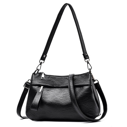 Sanya - Classic Leather Crossbody Bag